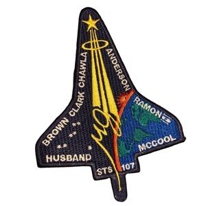 NASA Kennedy Space Center Souvenir Space Emblem Patch STS 107